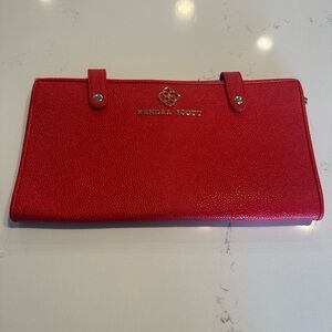 Kendra Scott Red Leather Jewelry Case